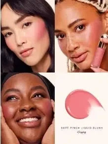 RARE Beauty Liquid Blusher Lipstick Waterproof Matte Texture High Gloss Mirror Powdery Powder Blusher Fine Powder Texture Effect