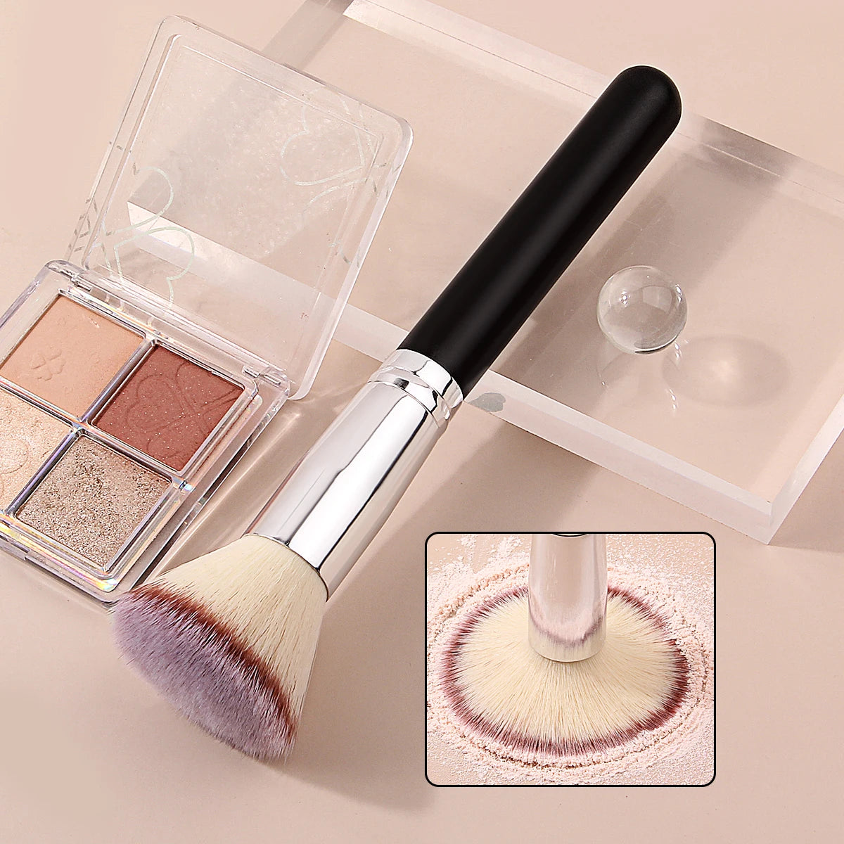 1PCS high-end makeup brush, powder brush, blush brush, contouring brush, and smudging brush, multi-functional beauty tools