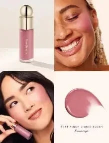 RARE Beauty Liquid Blusher Lipstick Waterproof Matte Texture High Gloss Mirror Powdery Powder Blusher Fine Powder Texture Effect