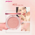K-Beauty Single Color Blush Palette, Matte Fine Powder Cheek Blush, Non-Cakey, Long-Lasting, Nude Makeup, K-Beauty Cosmetic