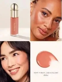 RARE Beauty Liquid Blusher Lipstick Waterproof Matte Texture High Gloss Mirror Powdery Powder Blusher Fine Powder Texture Effect