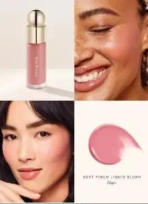 RARE Beauty Liquid Blusher Lipstick Waterproof Matte Texture High Gloss Mirror Powdery Powder Blusher Fine Powder Texture Effect